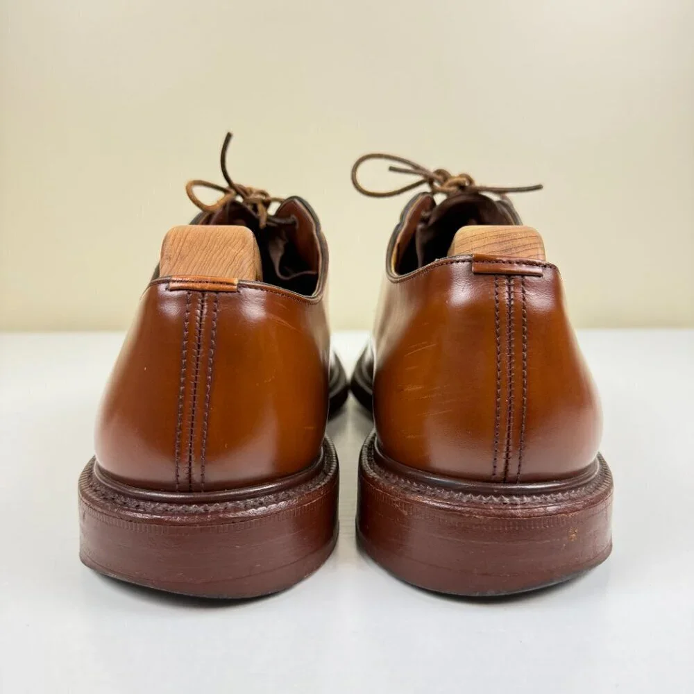 Church's Custom Grade Shannon Polished Binder Derby Brown Leather Shoes